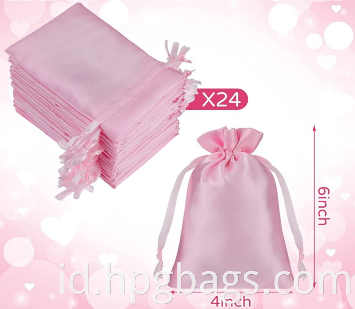 Satin Silk Gift Bags With Drawstring